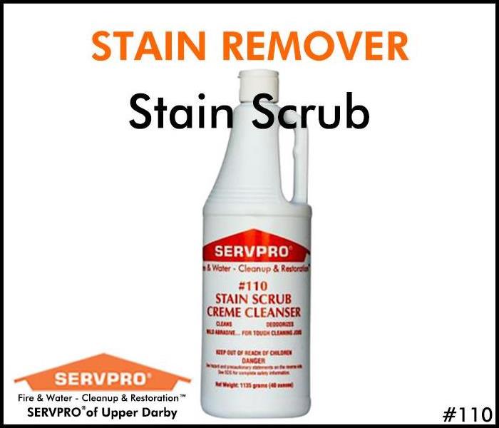 A bottle of SERVPRO's Stain Scrub Creme Cleanser